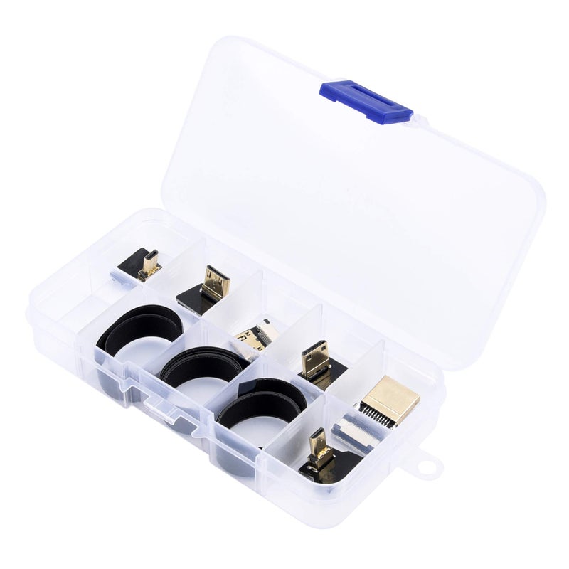 FPVKing FPV for HDMI-compatible Flat Ribbon Cable with Standard, Mini and Micro Connectors Bundle Set for Multicopter Aerial Photography - Image 4